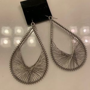 Rad twisted metal earrings